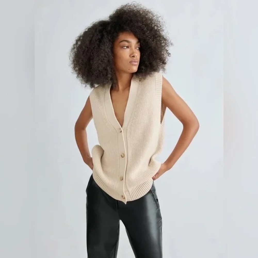 NWOT ARITZIA BABATON WOOL KNIT VEST